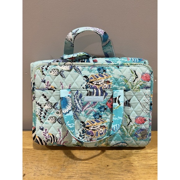 Vera Bradley Handbags - Vera Bradley Antilles Treasure Fish Sea Hanging Travel Toiletry Bag Cosmetic